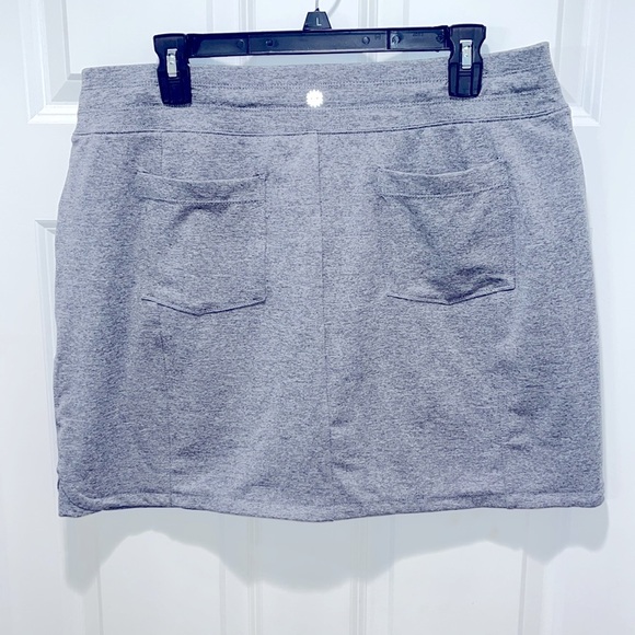 Tangerine Gray Heather Blue Athletic Drawstring Pocket Skorts Sz XL - Picture 5 of 9